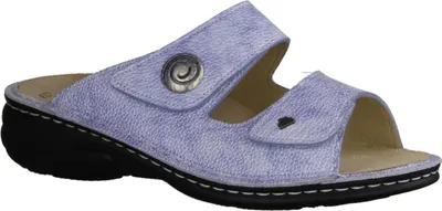 Produktbild von Finn Comfort Colina Damenschuhe, Pantolette, Leder, Blau, lose Einlagen, bequem - Marken Finn Comfort, Blau, leder (natural)