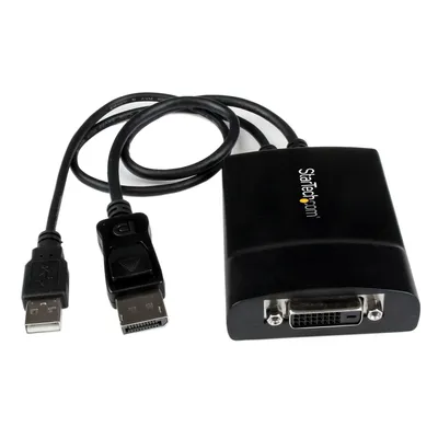 Obrázek produktu pro StarTech.com DP2DVID2, 0,37 m, DisplayPort, DVI-D, Samec, Samice, Přímý