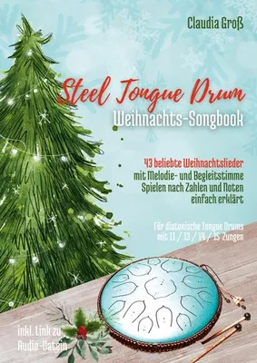 Obrázok produktu pre Steel Tongue Drum Weihnachts-Songbook - Ringbuch