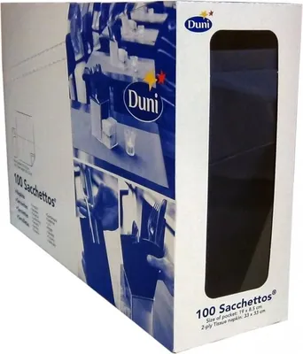 Produktbild von Duni Serviettentaschen dunkelblau