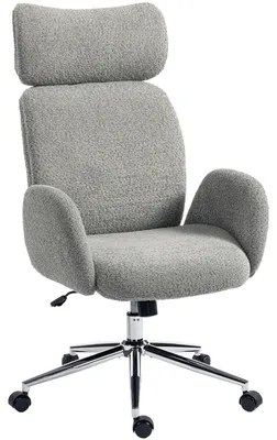 Produktbild von HOMCOM Schreibtischstuhl Höhenverstellbar Homeoffice Stuhl mit Armlehne