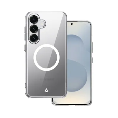 Produktbild von alkaya LUCID Schutzhülle, Handyhülle, kompatibel mit MagSafe, Silikonhülle transparent Samsung Galaxy S25+