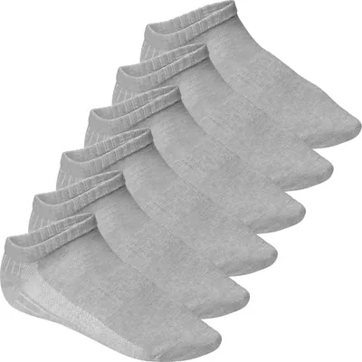 Produktbild von Footstar Damen & Herren Fitness Sneaker Socken (6 Paar) - Grau 47-50