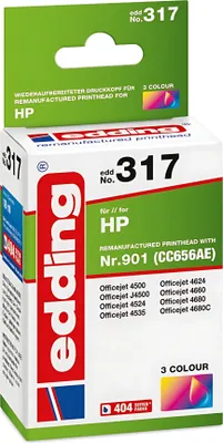 Produktbild von Edding EDD-317 Druckerpatrone 1 Stück(e) Kompatibel Cyan