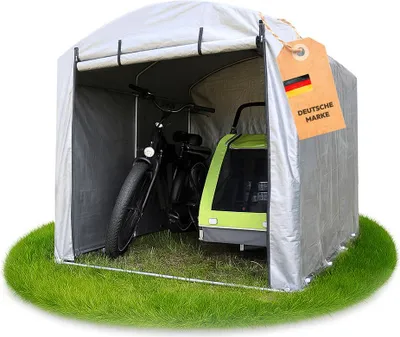 Produktbild von NovaTerra Fahrrad-Garage, anthrazit 120 x 176 x 163 cm (Fahrradgarage)