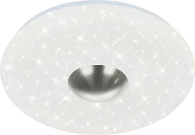 Produktbild von LED Deckenleuchte Sternenhimmel Backlight 18W silber Metall-Kunststoff Briloner