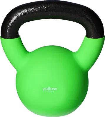 Obrázok produktu pre Kettlebell, žltý KETTLEBELL – zelený, 8 kg