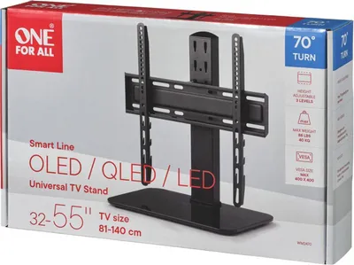 Zdjęcie produktu dla Uchwyt stołowy One for All WM2470 55' TT TURN, kolor: czarny