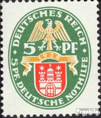 Produktbild von Briefmarken Deutsches Reich 1928 Mi 425Y postfrisch Nothilfe:Wappen