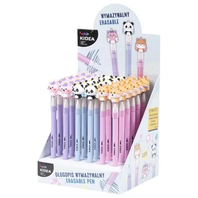 Zdjęcie produktu dla Długopis wymazywalny z figurką H Display 36 sztuk mix
