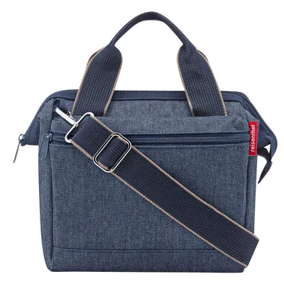 Image de reisenthel sac à épaule bandoulière Allrounder Cross Bag Herringbone Dark Blue bleu marine
