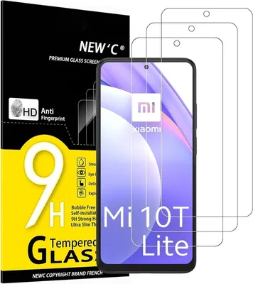 Produktbild von Panzer Schutz Glas für Xiaomi Mi 10T Lite 5G, 3er Pack