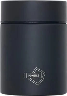 Image de Thermos POKETLE 0.16l thermos alimentaire de poche - gris anthracite