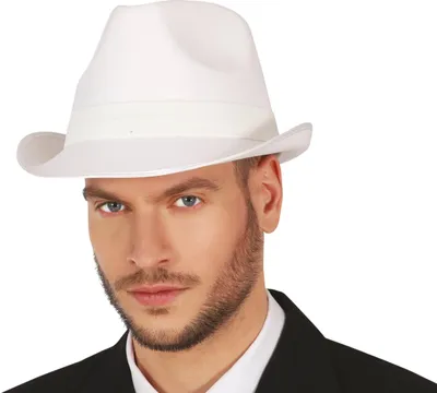 Produktbild von AL Capone Weißer Gangster-Mafioso-Hut
