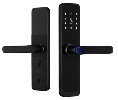 Produktbild von Raykube – Schlankes Türschloss – Smart Lock – Elektrisches Türschloss – Ohne Schließzylinder – App-Steuerung – Bluetooth