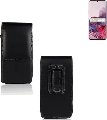 Produktbild von K-S-Trade Gürteltasche für Samsung Galaxy S20 Exynos Schutz Hülle Handy Hülle mit Magnetverschluss Holster in schwarz