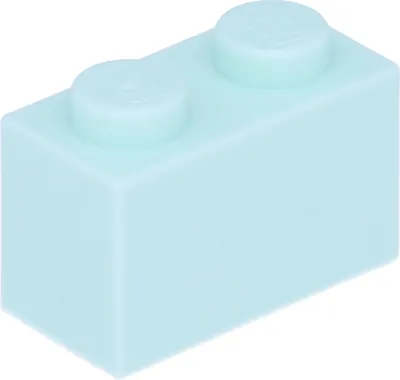 Produktbild von Lego® 1 Stück 3004 Stein Brick 1x2 Part Basic Steine 1 Helles Aqua