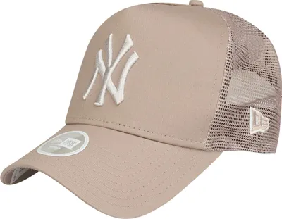 Produktbild von New Era Damen Trucker Cap - New York Yankees ash brown