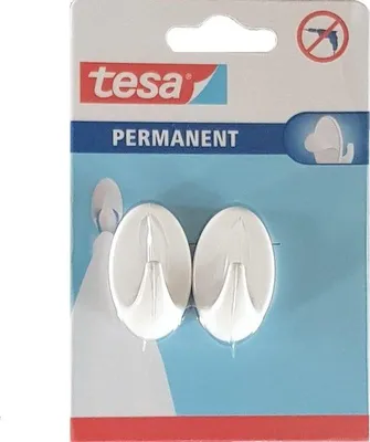 Produktbild von Tesa Klebehaken mit Klebestreifen - Selbstklebende Haken