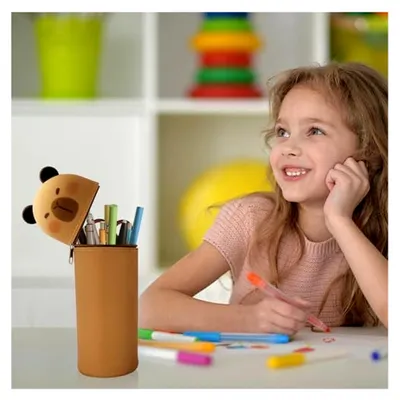 Produktbild von Kawaii 2-in-1 Schulmäppchen aus weichem Silikon