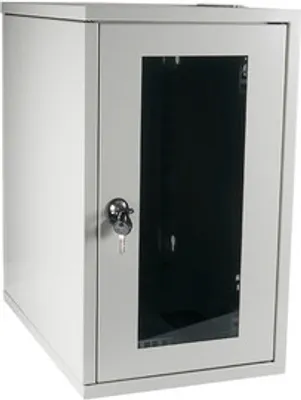 Obrázek produktu pro EFB Elektronik 19" 5HE 10" 10HE Wandgehäuse vertikal RAL7035 - Wandgehäuse