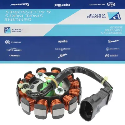 Image de Alternateur d'origine pour Piaggio Liberty, Vespa LX 50, Primavera, Aprilia Scarabeo 4 temps