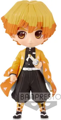 Zdjęcie produktu dla Demon Slayer Kimetsu no Yaiba Q Posket Minifigurka Zenitsu Agatsuma II Ver. A 14 cm