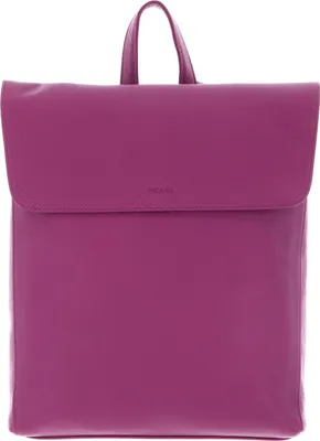 Image de PICARD Cuir sac à dos Luis Backpack Fuchsia pourpre