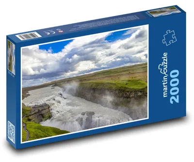 Zdjęcie produktu dla Puzzle 2000 Dzika rzeka na Islandii - martinpuzzle