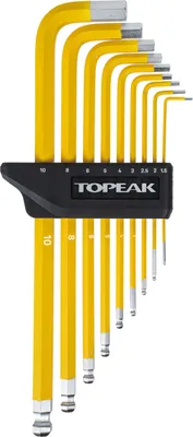 Produktbild von Topeak Duo Dx Innensechskantschlüsselsatz 9 Einheiten Gelb  Gelb One Size