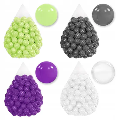 Produktbild von Bälle Für Bällebad 7 cm - 200 Stück - Bunte Babybälle Plastikbälle Baby Spielbälle | TUPPI