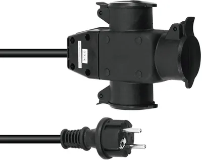 Produktbild von EUROLITE Verlängerung 3x1,5 5m 3-fach