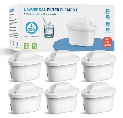 Obrázek produktu pro Náhradní filtrační kazety pro konvice Brita Marella, Maxtra+, Maxtra Pro, 6 kusů, snižují obsah TDS (celkové rozpuštěné látky)