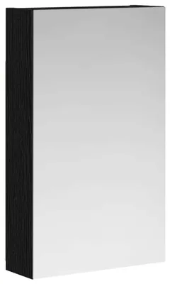 Produktbild von Badezimmerspiegelschrank Schwarz Eichen-Optik 30 x 10,5 x 50 cm