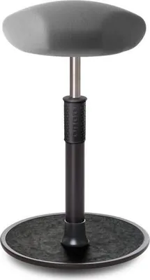 Produktbild von Sitz- Stehhocker Free Tall Triangel Gestrick Grau schwarz /schwarz.