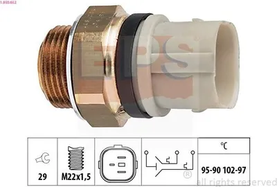 Obrázek produktu pro Spínač Ventilátoru Vw 2B