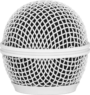 Produktbild von Mikrofongitter Ersatz-Mesh-Mikrofonkopf für SM58S SM58LC BETA58 BETA58A SA M30 SV100 UT2 PGX24 SLX4 Weiß