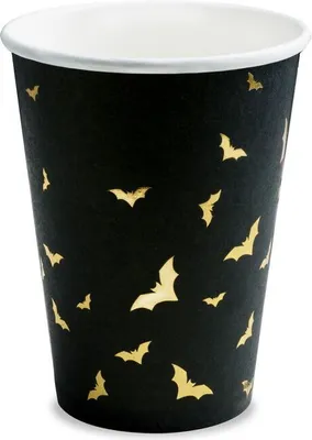Produktbild von Halloween Trick or Treat Pappbecher, 220ml, 6 Stk.