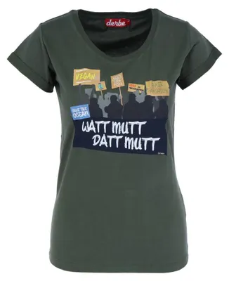 Produktbild von DERBE HAMBURG W-03-TS-WATT MUTT Damen T-Shirt