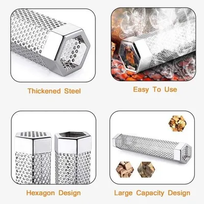 Produktbild von 12 Zoll Premium Edelstahl BBQ-Holzpelletsrauchschlauch