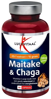 Productafbeelding van Lucovitaal Maitake & Chaga Capsules 90CP