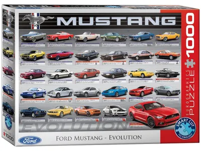 Immagine prodotto di Eurographics Puzzle Ford Mustang Evolution, 1000 Teile, 68 x 48 cm, 6000-0684