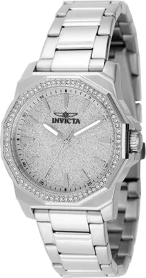Produktbild von Invicta Speedway 49128 Damenuhr - Quarzwerk - Edelstahl mit silbernem Zifferblatt - 34 mm
