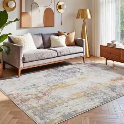 Zdjęcie produktu dla Nowoczesny, abstrakcyjny dywan do salonu i sypialni - 80 x 120 cm