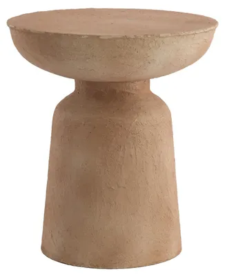 Image de Table d'appoint Light & Living BENISSA en papier mâché beige – Ø38x42 cm