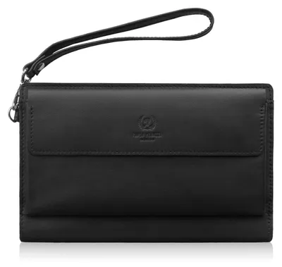 Produktbild von Herren Lederhandtasche elegant schwarz Paolo Peruzzi AL-26-BL