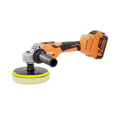 Produktbild von Villager VLN 4020 Akku-Poliergerät für Autos, 18 V, FUSE-Motor, bürstenloser Motor, Schleifscheibe 150 mm, 500-3000 U/min, leicht (1,55 kg), nur Gehäuse