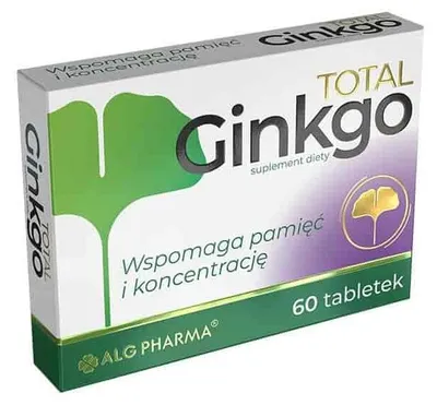 Zdjęcie produktu dla Ginkgo total, 60 tabletek