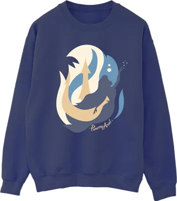 Produktbild von Disney - "The Little Mermaids" Sweatshirt für Damen BI23345 (XL) (Marineblau)