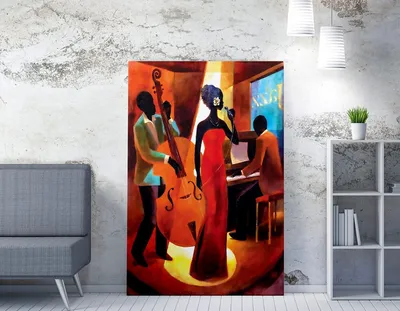 Produktbild von Wallity, WY216- WRZ1246, Bunt, Leinwandbilder, 70 x 100 cm, 50% Baumwolle / 50% Polyester